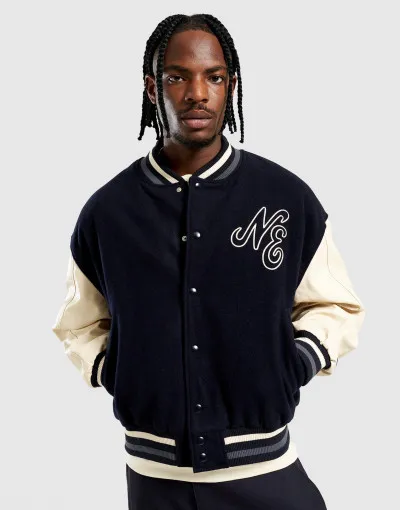 New Era Bunda NEW ERA-JAKNA OVERSIZED VARSITYNONE