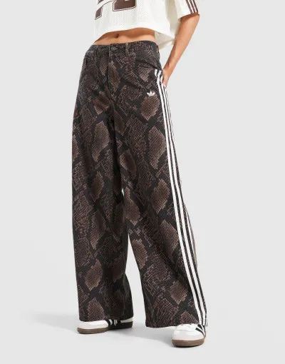 adidas Tepláky Snake Print Denim